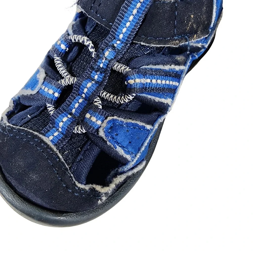 OshKosh‎ Bgosh Toddler Boys Blue Navy Athletic Water Sandals Size 5M